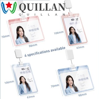 Quillan ซองใส่นามบัตร ใส่นามบัตร พับเก็บได้ แฟชั่นสําหรับผู้หญิง