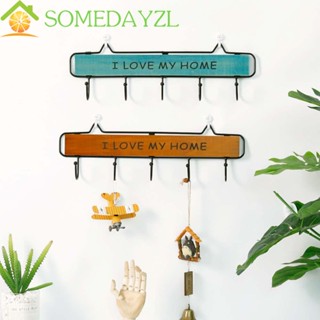 Somedayzl ตะขอแขวนผนัง แบบไม้ อุปกรณ์เสริม สําหรับแขวนหมวกซักรีด ตกแต่งบ้าน