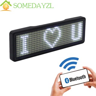 Somedayzl ป้ายชื่อดิจิทัล LED หลายภาษา ขนาดเล็ก