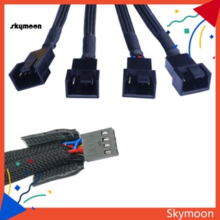 Skym* พาวเวอร์ซัพพลาย 4-in-1 สําหรับพัดลมระบายความร้อน Cpu คอมพิวเตอร์