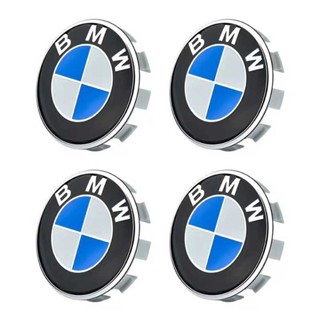 4Pcs 3D BMW Logo Wheel Hub Center Cap Labeling Of Steering Wheel Rim Shaft