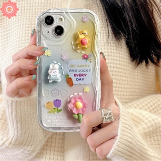 เคสโทรศัพท์มือถือ ลายดอกไม้ กระต่าย หมี หยักได้ สําหรับ Redmi 9A 12C A1 9 A2 10A 9T 9C 10C 12 10 9C NFC Note 11 12 10s 8 9 12Pro 11s 10 Pro Max Plus Poco M3 Mi 12 Lite 11 เคสขอบโค้ง