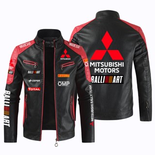 Mitsubishi LOGO jacket windbreaker off-road rally custom leather long-sleeved thin section rainproof jacket