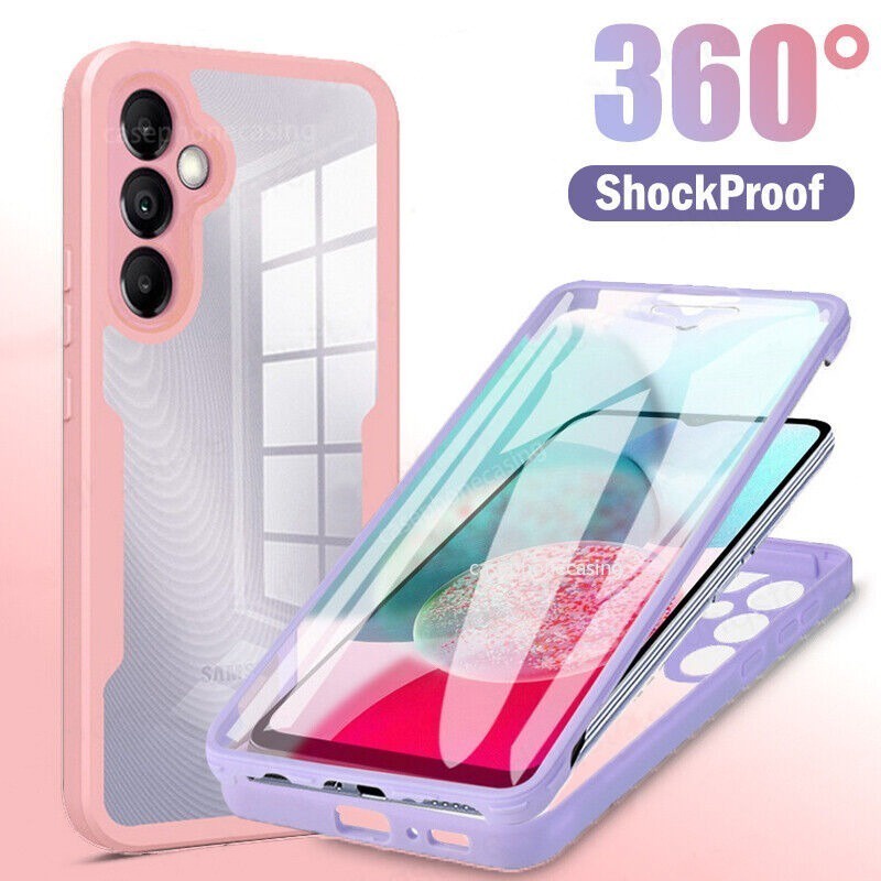 เคสป้องกันโทรศัพท์มือถือ กันกระแทก สองด้าน 360 องศา สําหรับ Galaxy A05 A05S A54 A23 A13 A34 A24 A14 