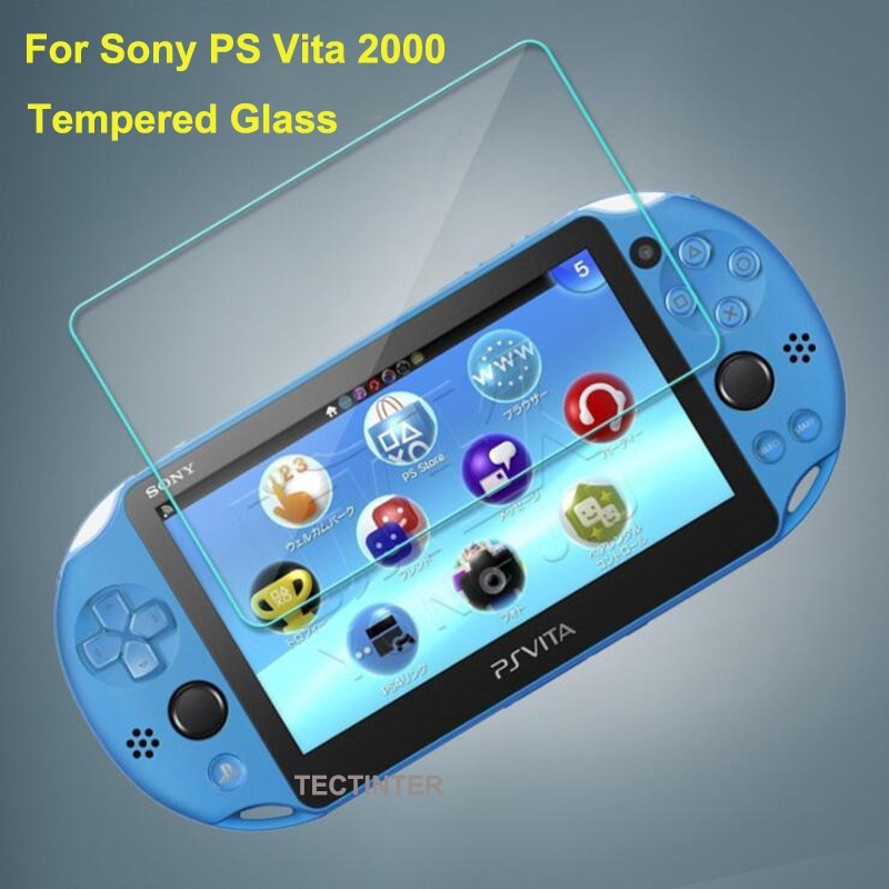 พรีเมี่ยมกระจกนิรภัยสําหรับ PSV 2000 1000 PS Vita 2000 PS Vita1000 ป้องกันหน้าจอป้องกันฟิล์ม Guard เกมอุปกรณ์เสริม