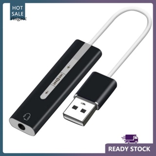 Rga 2 in 1 อะแดปเตอร์การ์ดเสียงภายนอก USB เป็น 35 มม. 71 ไมโครโฟน หูฟัง