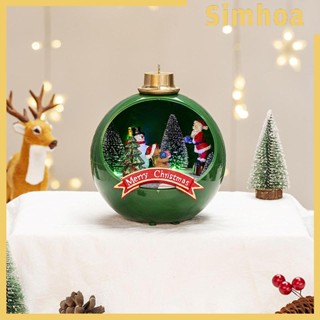[SIMHOA] ประติมากรรมบ้านเมืองคริสต์มาส สําหรับตกแต่งบ้าน