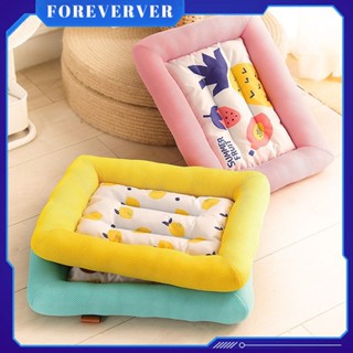 เสื่อสุนัข Cooling Summer Mat Universal Pet Bed Pet Ice Pad Dog Sleeping Kennel Dog Cat Pet Kennel Summer Dog Bed Pet Cooling Mat fore