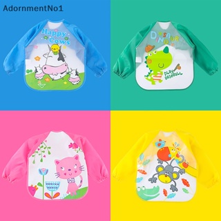 Adornmentno1 ผ้ากันเปื้อน กันน้ํา ลายน่ารัก สําหรับเด็กทารกผู้ชาย และเด็กผู้หญิง