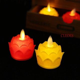 Cleoes โคมไฟ LED รูปดอกบัวลอยน้ํา กันน้ํา เหมาะกับเทศกาลไหว้พระพุทธรูป สไตล์จีน สําหรับตกแต่งบ้าน