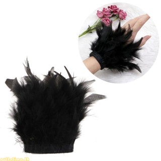 Time Ostrich Feathers กําไลข้อมือขนนกกระจอกเทศธรรมชาติ 12 สี แฟชั่นสําหรับผู้หญิง