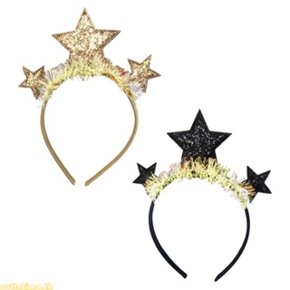 Time Star Tiaras ที่คาดผมคริสต์มาส ที่คาดผม กลิตเตอร์ ดาว