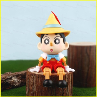 Yyds โมเดลฟิกเกอร์ ชินจัง คอสเพลย์ Pinocchio ของเล่น ของขวัญ สําหรับเด็ก เก็บสะสม เครื่องประดับ