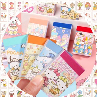 สติกเกอร์ ลายการ์ตูนอนิเมะ Sanrio Cinnamoroll Kuromi ขนาดเล็ก สําหรับติดตกแต่งแล็ปท็อป 50 ชิ้น ต่อชุด