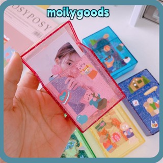 Moilyhd กล่องพลาสติกใส สําหรับใส่รูปภาพ DIY