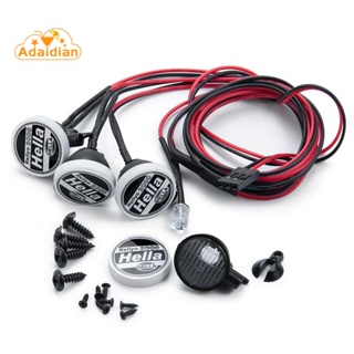 ชุดไฟสปอตไลท์ LED อะไหล่อัพเกรด สําหรับรถไต่หินบังคับ Axial SCX10 Wraith RR10 TRAXXAS TRX4 TRX6 1/10 4 ชิ้น