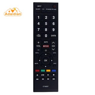 Ct-8037 รีโมตคอนโทรล แบบเปลี่ยน สําหรับ Toshiba Smart HDTV TV 40L3400 40L3400U 50L3400 50L3400U 58L5400 58L5400U 58L5400UC