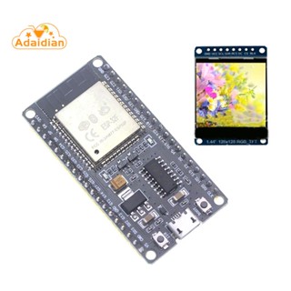 บอร์ดโมดูลไดรเวอร์ไร้สาย ESP32F CH340 พร้อมหน้าจอสี 1.44 นิ้ว 1 ชุด