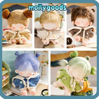 Moilyhd เสื้อฮู้ด ผ้าฝ้ายลูกฟูก 20 ซม. หลากสี สําหรับตุ๊กตา