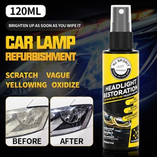 120ML Car Headlight Polisher Repair Car/ Headlamp Spray Headlamp Renew Headlamp Wax Motorcycle