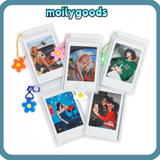 Moilyhd โปสการ์ด PVC ใส กันฝุ่น กันน้ํา แบบพกพา 3 นิ้ว 5 ชิ้น