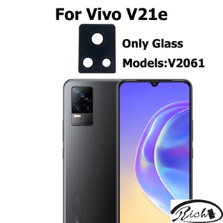 เลนส์กระจกกล้องด้านหลัง พร้อมสติกเกอร์ แบบเปลี่ยน สําหรับ Vivo V21e