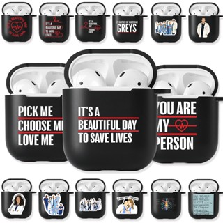 เคสหูฟัง แบบนิ่ม ลาย Greys Anatomy Its A Beautiful Day To Save Lives สําหรับ Airpods Pro 3 2 1 You Are My Person