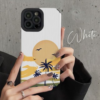 เคสโทรศัพท์มือถือ ซิลิโคน ลายมะพร้าวทไวไลท์ สําหรับ Iphone 14 13Promax 12 11 6S Xr 7Plus