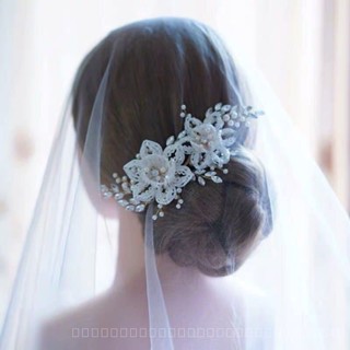 [0721]YWSY-XNTS Korean Style New Golden Wedding Flower Barrettes Bride Flower Archaistic Headdress Han Chinese Clothing Accessories Hair Band NAKC