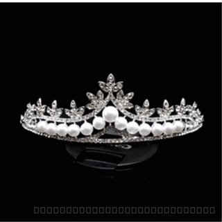 [0511]HG Bridal Pearl Headdress Full Diamond Wedding Accessories Bridal Crown Wedding Forehead Ornament Wedding Accessories Hair Accessories ODKM