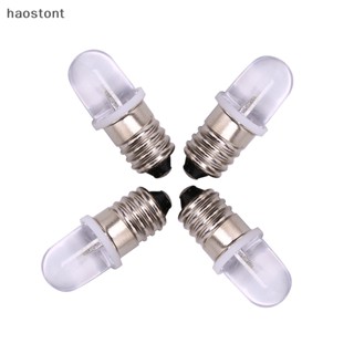 Haostont หลอดไฟ E10 Led DC 3V 4.5V 5 ชิ้น