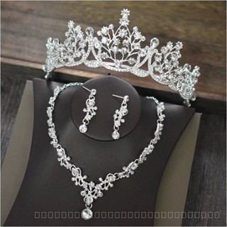 [0511]HG 2019 New Bridal Headdress Set Hair Accessories Crown Wedding Accessories High-End Bridal Necklace Jewelry Wedding Accessories 3YU5