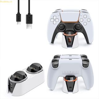 (ลดราคาสูง) Doublebuy Gamepad แท่นชาร์จ พร้อมไฟแสดงสถานะ LED จอยสติ๊ก ที่ชาร์จ แบบคู่ ชาร์จเร็ว สําหรับ