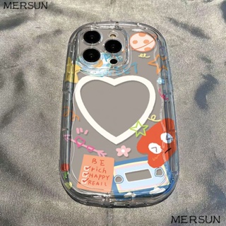 เคสโทรศัพท์มือถือแบบนิ่ม ใส กันกระแทก ลายหัวใจ สําหรับ Iphone 14 13promax 12 11 7 8p Xs Xr 2MSA