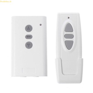 (ลดราคาสูง) Doublebuy สวิตช์ควบคุมมอเตอร์ไร้สาย AC 220V 433MHz UP Down Stop Tubu