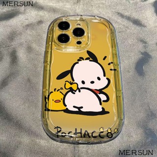 เคสโทรศัพท์มือถือนิ่ม แบบใส กันกระแทก ลายสุนัข Pacha สําหรับ Iphone Apple 14 13promax 12 11 7 8p xsxr W22Q