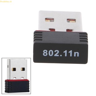 (ลดราคาสูง) Doublebuy REALTEK MT7601 อะแดปเตอร์การ์ดเชื่อมต่อไวไฟ USB 150Mbps 2 4G สําหรับคอมพิวเตอร์