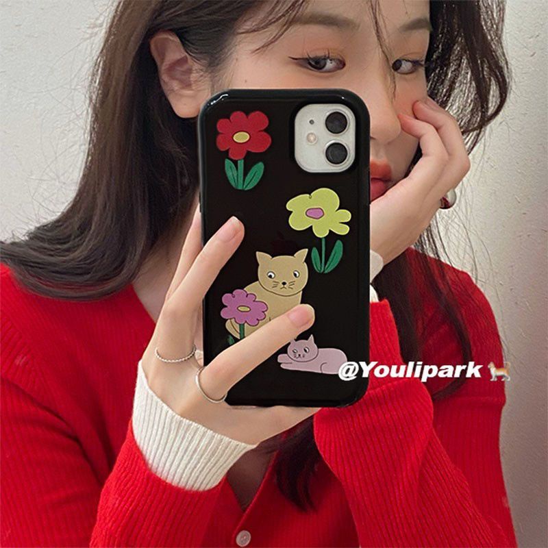 เคสโทรศัพท์มือถือ ลายปีศาจนางฟ้าน่ารัก สไตล์เกาหลี สําหรับ Apple Iphone 14 13promax 12 8p x 11 ES4R