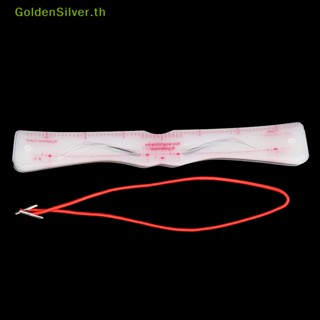 Goldensilver ชุดเครื่องมือแต่งหน้า แม่แบบเขียนคิ้ว 12 แบบ TH