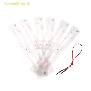 Goldensilver สติกเกอร์ซิลิโคน แม่แบบเขียนคิ้ว สําหรับแต่งหน้า 12 ชิ้น