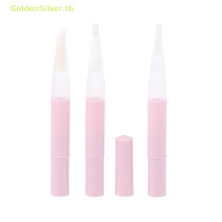 Goldensilver ปากกาน้ํามันเปล่า แบบใส 3 มล. พร้อมแปรง 1 ชิ้น TH