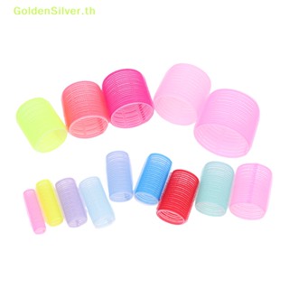 Goldensilver โรลม้วนผม ด้ามจับในตัว หลายขนาด DIY 6 ชิ้น TH