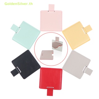 Goldensilver กระจกแต่งหน้า แบบพับได้ บางพิเศษ สีเงิน