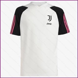 Yx 2023-2024 เสื้อยืดลําลอง แขนสั้น คอกลม พิมพ์ลาย Juventus Jersey Pre Match พลัสไซซ์ ให้ความอบอุ่น สําหรับเล่นกีฬา ฟุตบอล