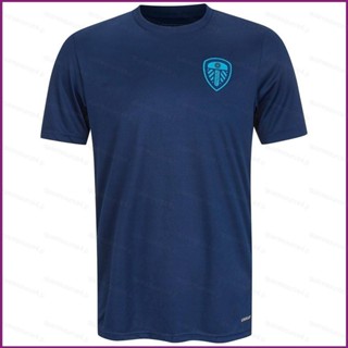 Yx 2023-2024 เสื้อยืดลําลอง แขนสั้น คอกลม พิมพ์ลาย Leeds United Jersey พลัสไซซ์ ให้ความอบอุ่น เหมาะกับการเล่นกีฬา ฟุตบอล