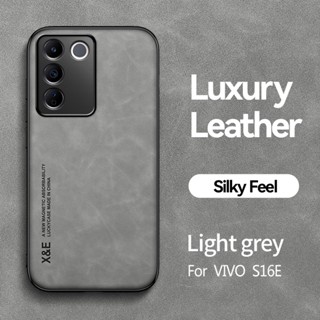 เคสโทรศัพท์มือถือหนัง ลาย ELVEV สัมผัสนุ่ม พร้อมตัวยึด สําหรับ Vivo S16 V27 Pro S16E V27E