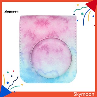 Skym* กระเป๋ากล้องโพลารอยด์ ไล่โทนสี ขนาดเล็ก เข้าถึงง่าย สําหรับกล้องโพลารอยด์ Instax Mini 12