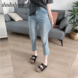 DaDulove💕 New American Ins High Street Retro Stretch Jeans Niche High Waist Straight Pants Large Size Trousers