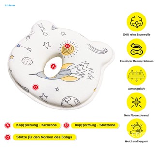 Biuboom หมอนรองศีรษะ แบบนิ่ม ลายการ์ตูนน่ารัก ใส่สบาย สําหรับเด็กทารก