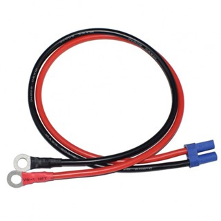 Rc ESC ที่ชาร์จแบตเตอรี่รถยนต์ EC5 Plug To O Type Terminal PVC &amp; Copper